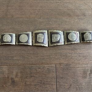 Vintage Taxco Warrior Silver and bronze Bracelet